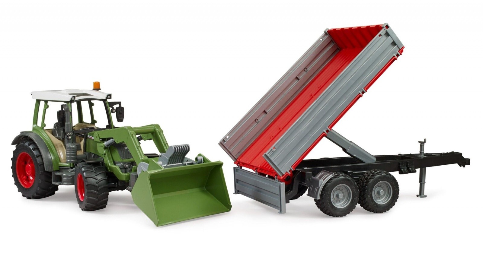 Traktor Fendt Vario 211 z čelno hidravlično dvigalko in kiperjem 5