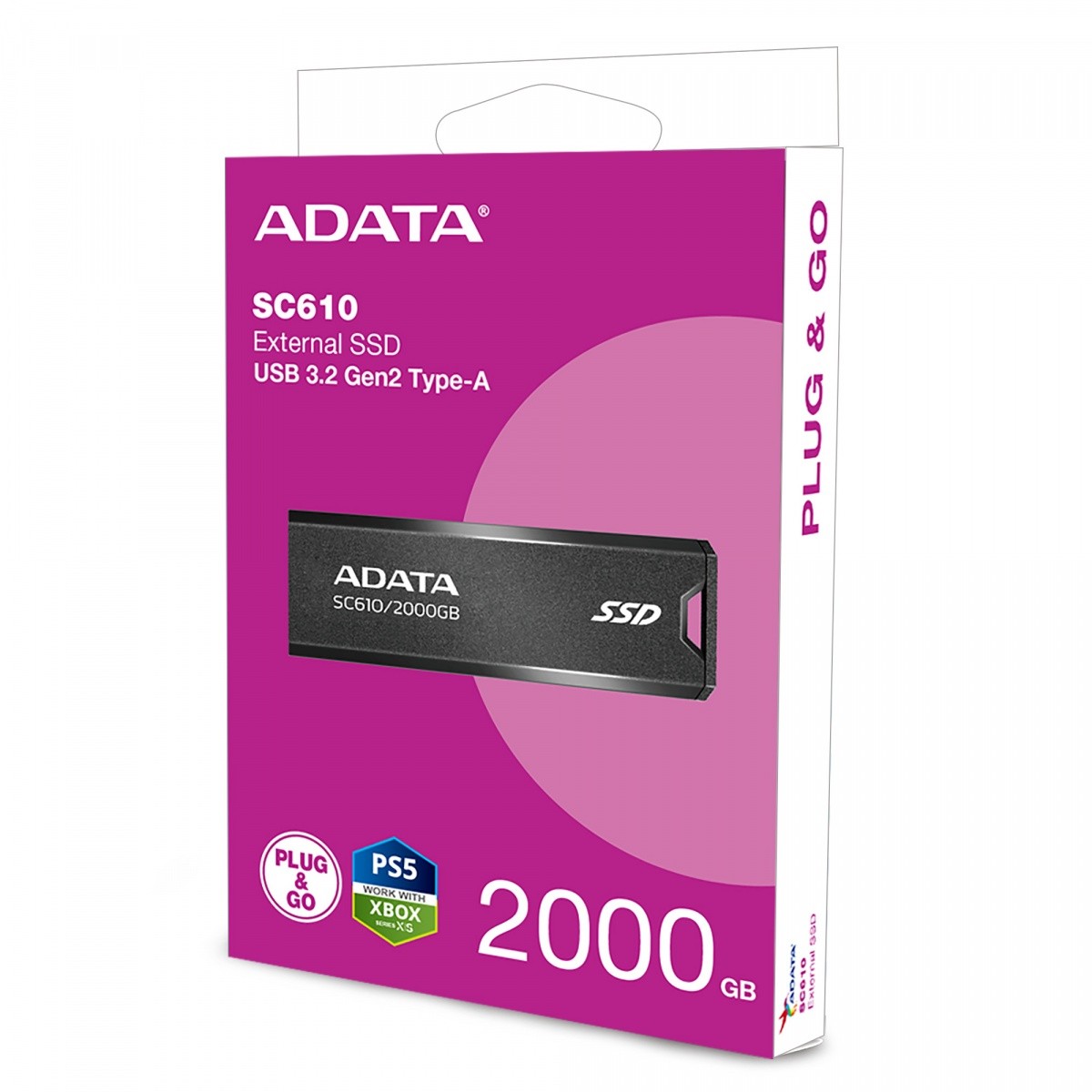 Zunanji SSD disk SC610 2 TB USB 3.2 Gen 2 4