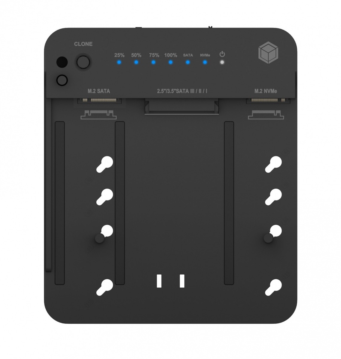 Dlesna postaja IB-2915MSCL-C31 za M.2 NVMe/SATA SSD/HDD 3