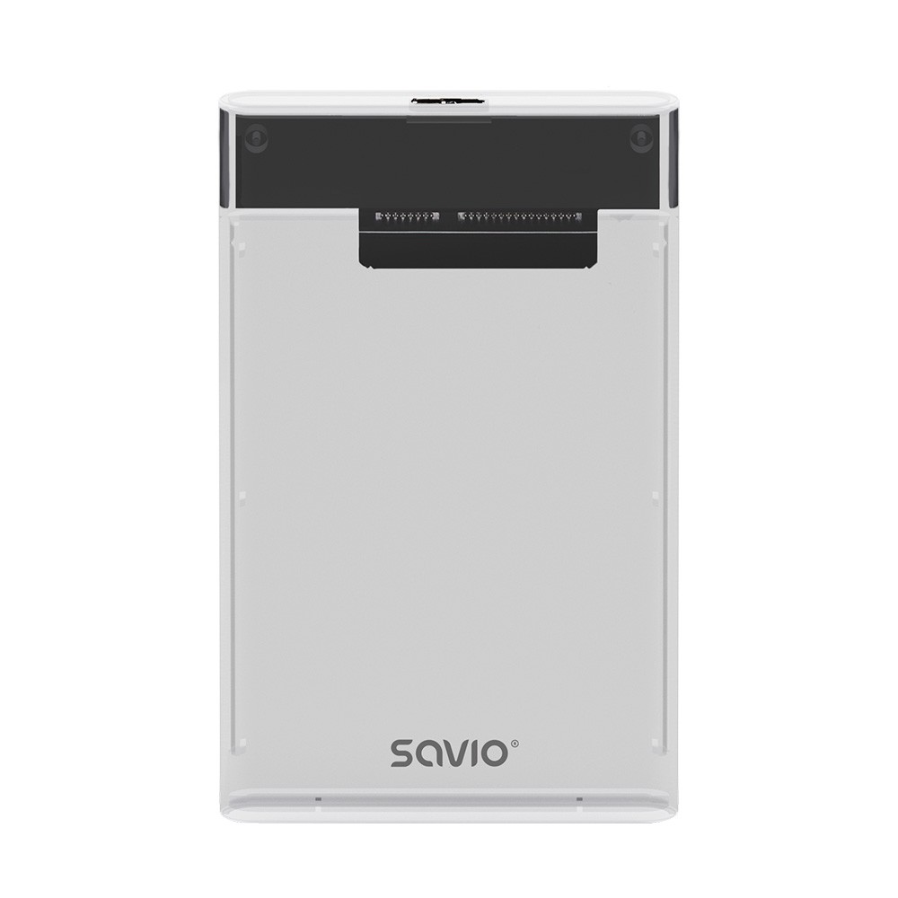 Zunanja naprava za 2.5" HDD/SSD, USB 3.0, prozorna