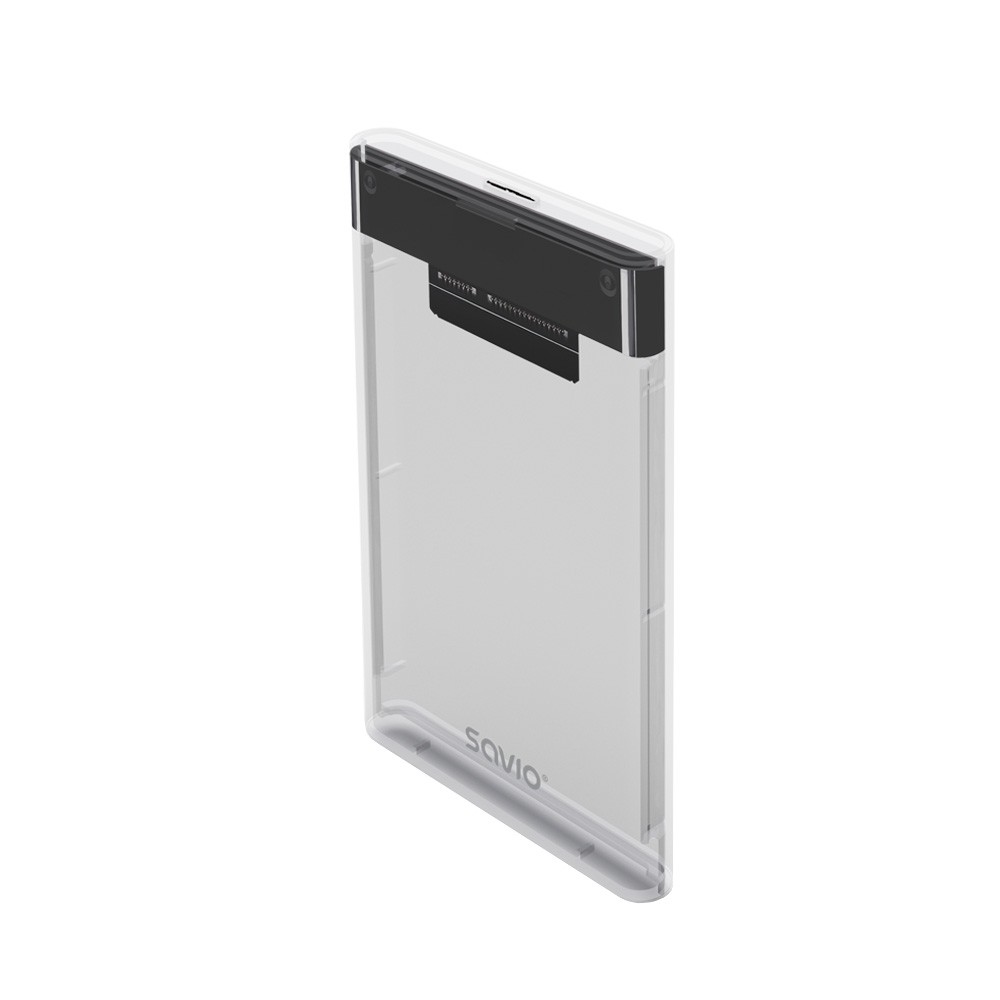Zunanja naprava za 2.5" HDD/SSD, USB 3.0, prozorna 2