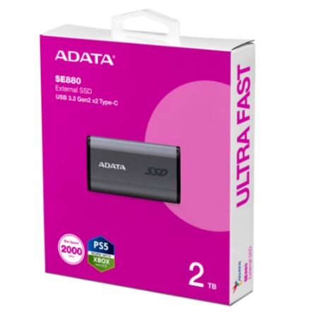 Zunanji SSD disk Adata SE880 2TB USB 3.2 Gen2x2 6