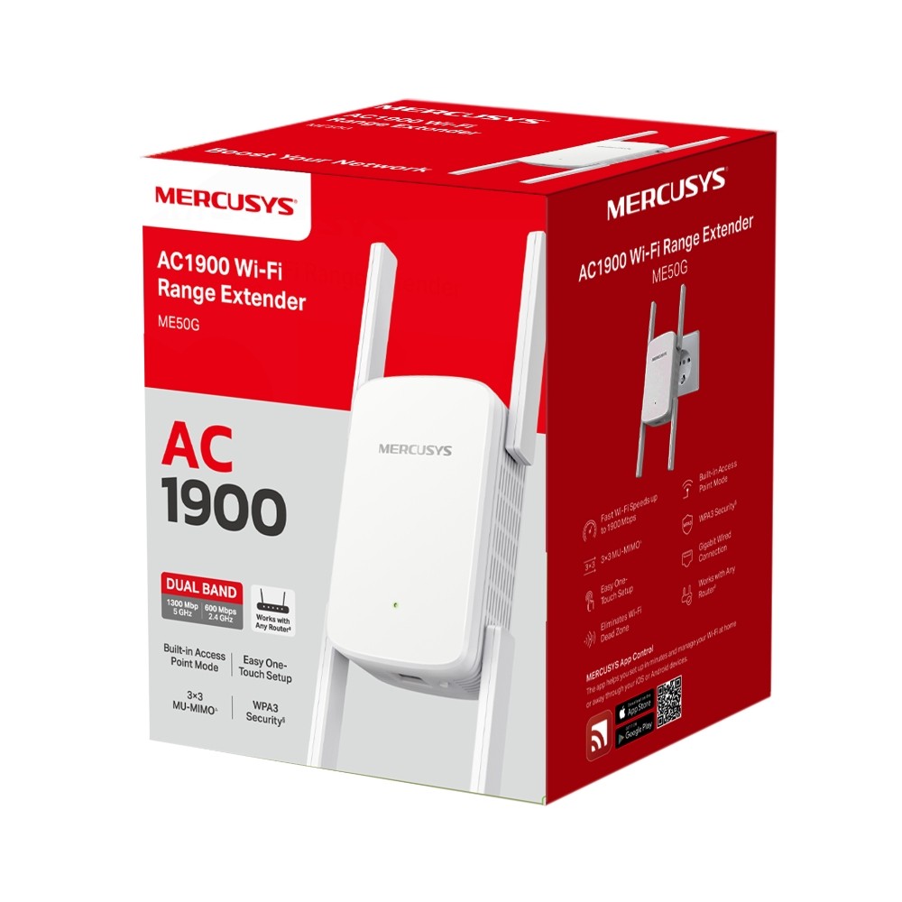 Mercusys ME50G - Repeater Wi-Fi AC1900