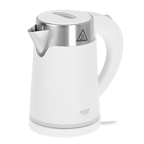 Adler AD 1372, beli grelnik vode 0,6l 2