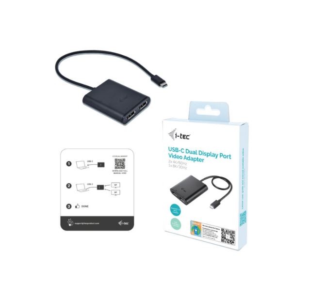 USB-C Docking Station Dual 4K/60Hz, adapter za video DP 2