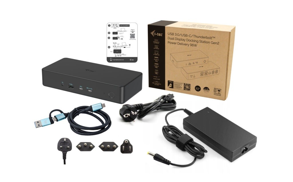 i-tec Pro Dual 4K Docking Station USB-C/Thunderbolt 3 + 100W PD 3