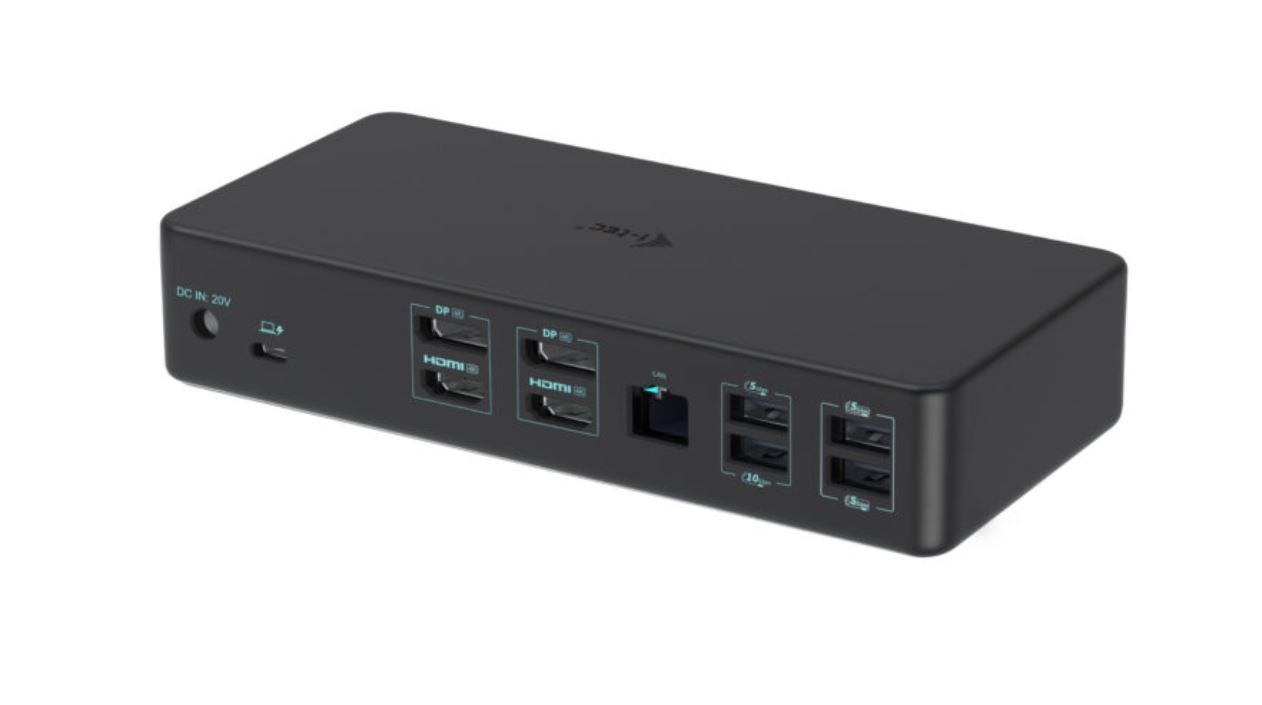 i-tec Pro Dual 4K Docking Station USB-C/Thunderbolt 3 + 100W PD