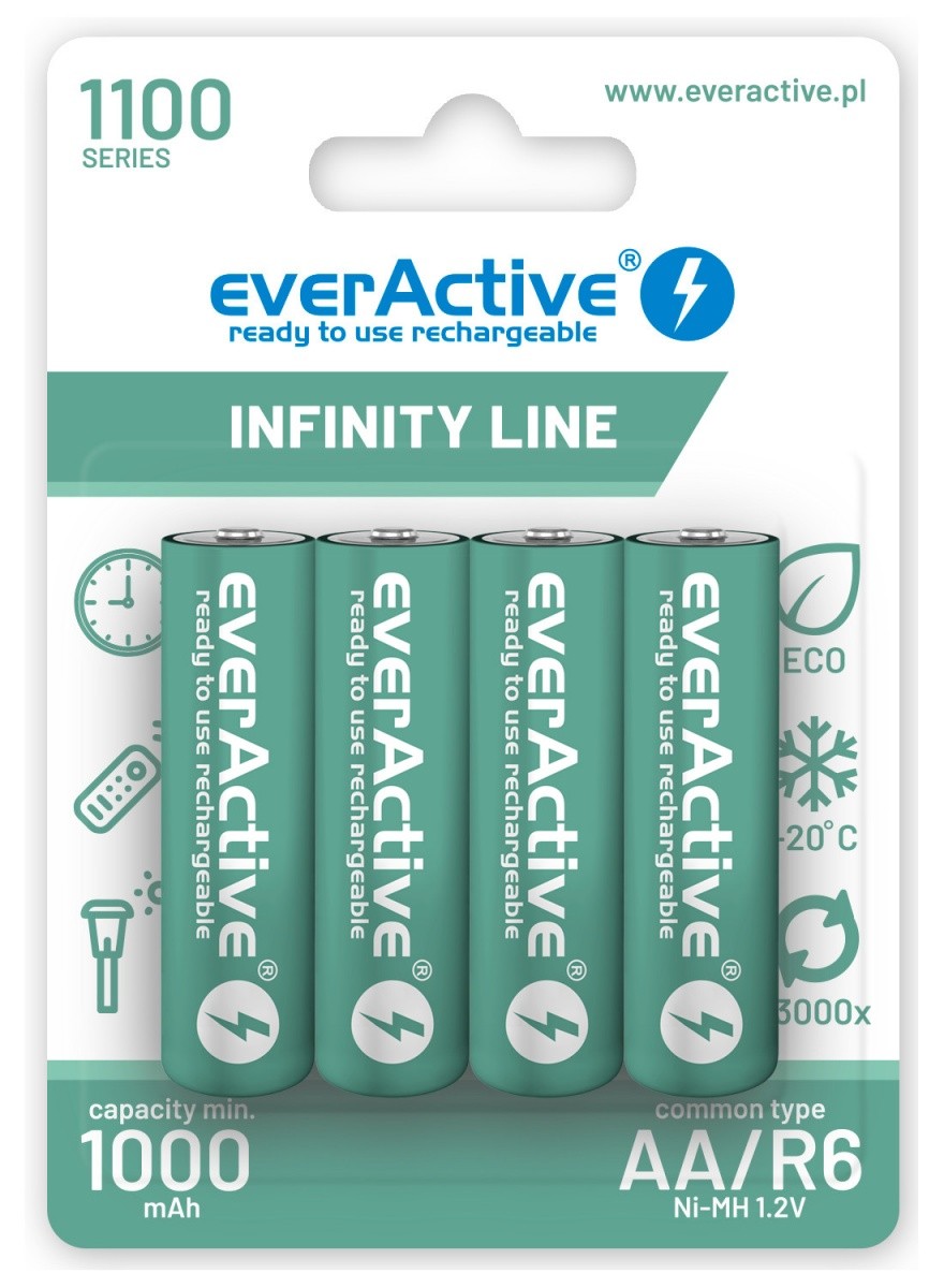 Baterije AAA R6 1100 mAh, 4 kosi