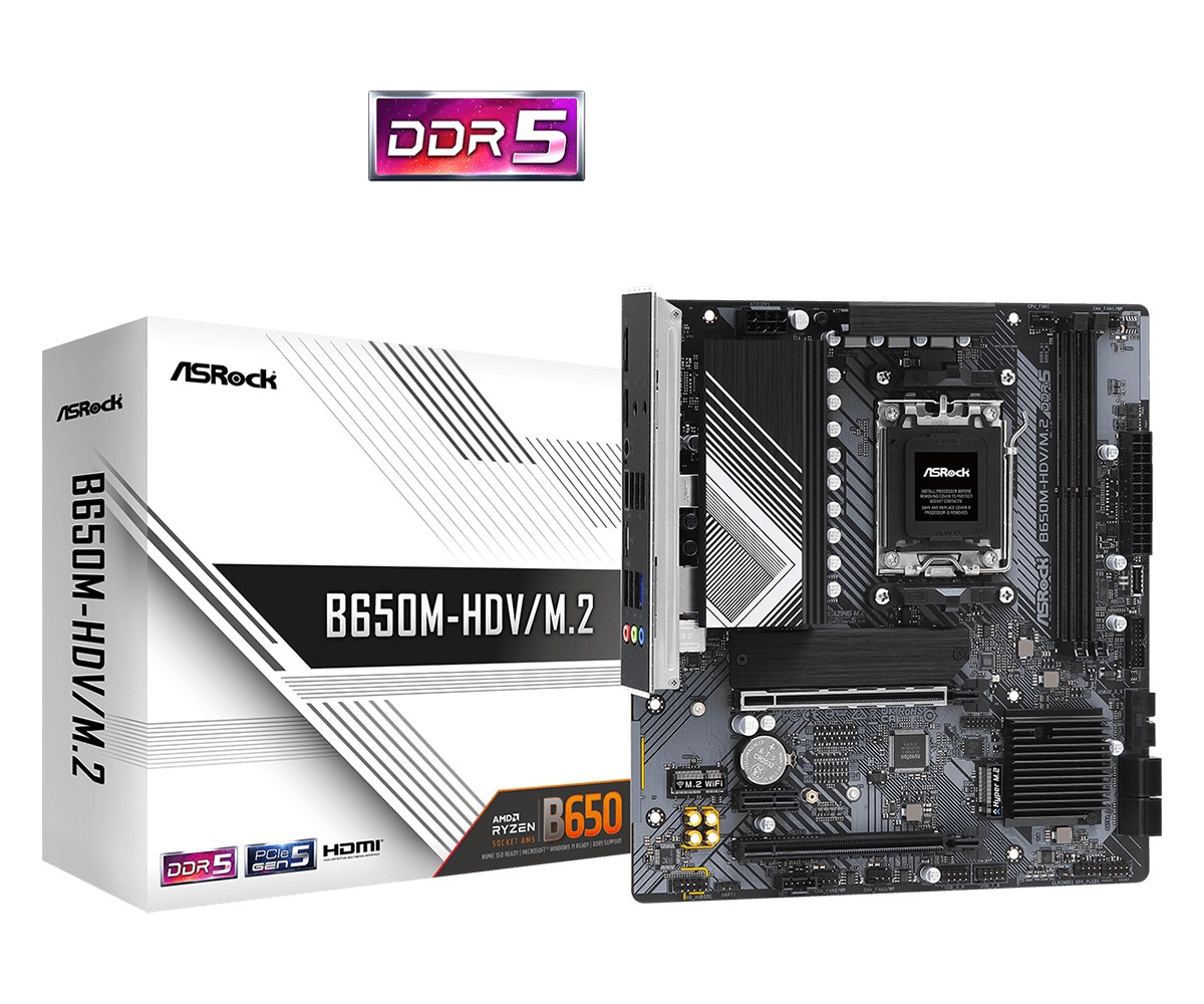 Matična plošča B650M-HDV/M.2 AM5, 2DDR5, HDMI/DP