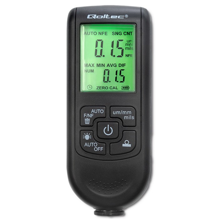 Merač debeline laka z LCD zaslonom, 0~2000um