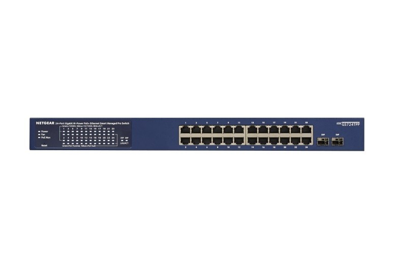 Pametni mrežni preklopnik (switch) GS724TP, 24xGE PoE, 2xSFP 2