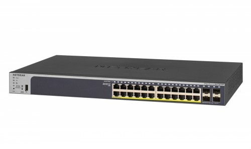 Netgear GS728TPP Smart Switch, 24xGE PoE+, 4xSFP