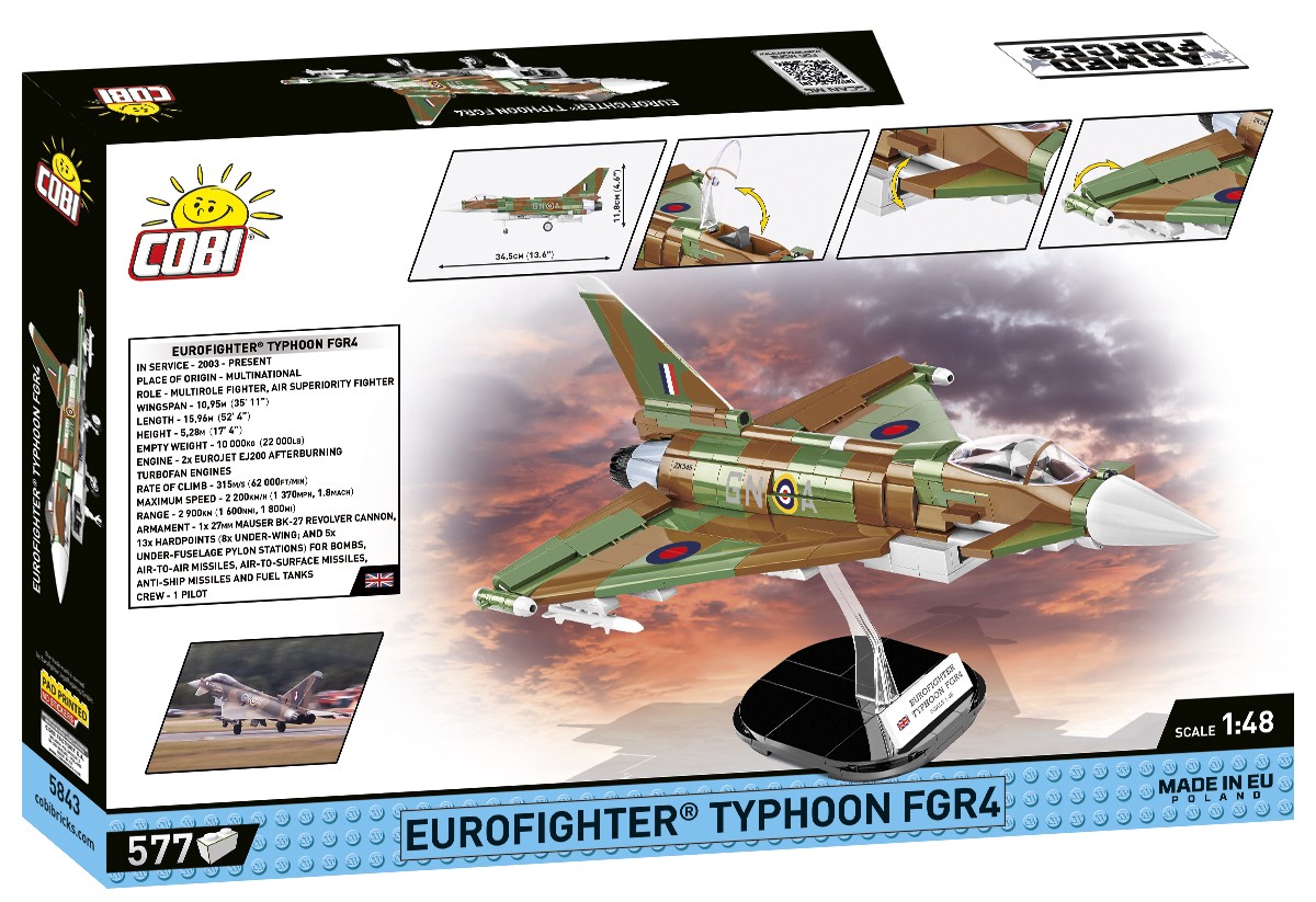 Gradbeni bloki Eurofighter Typhoon FGR4 3