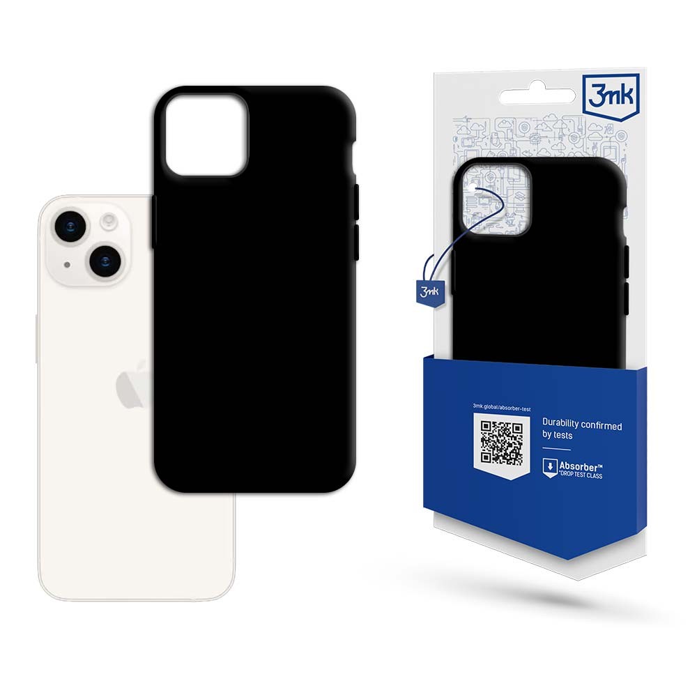 Mat ovitek za iPhone 15 6,1" črn