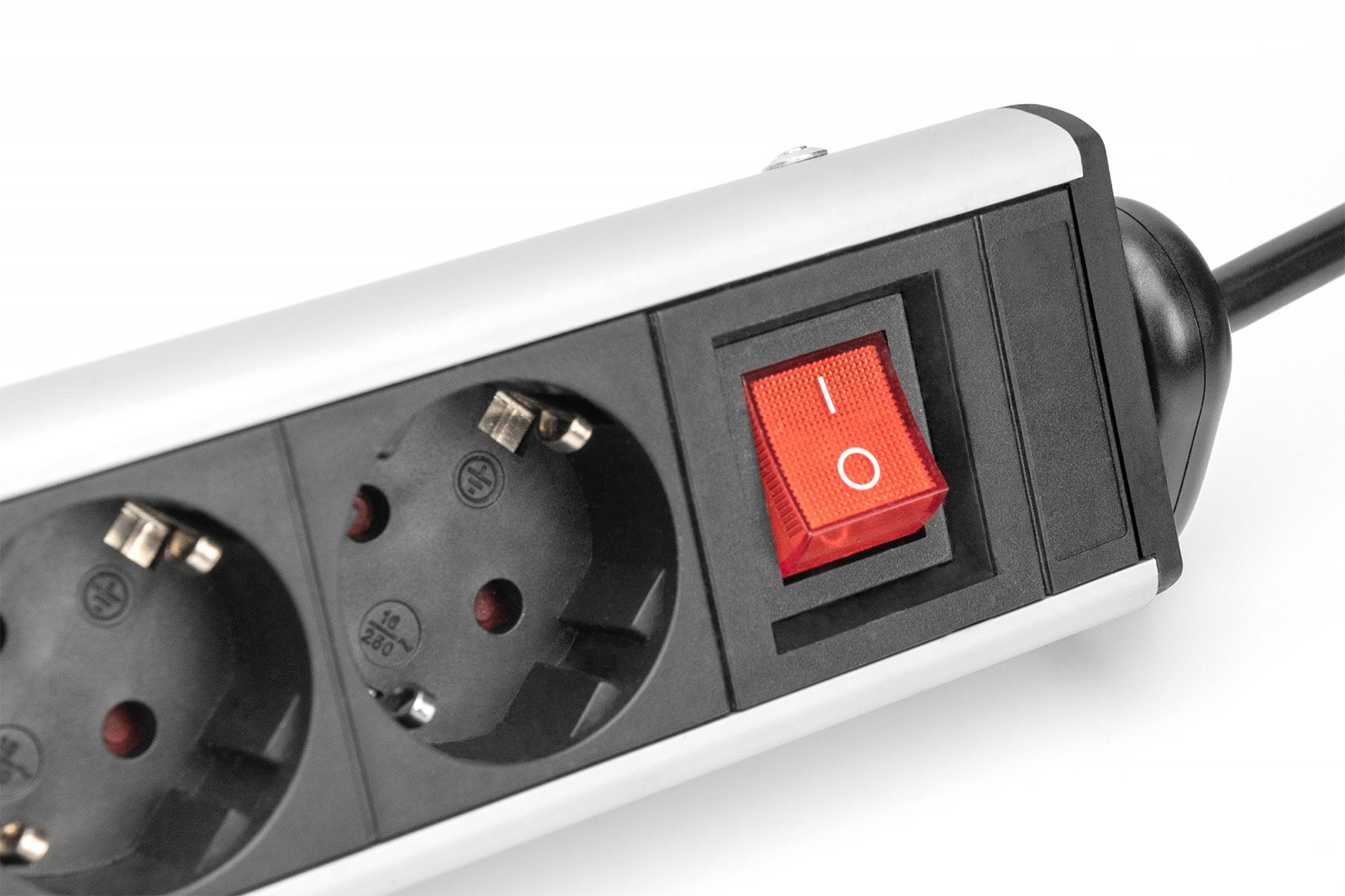 Pisarniška napajalna letev s 6 vtičnicami, 2xUSB-A, 1xUSB-C, aluminij 5