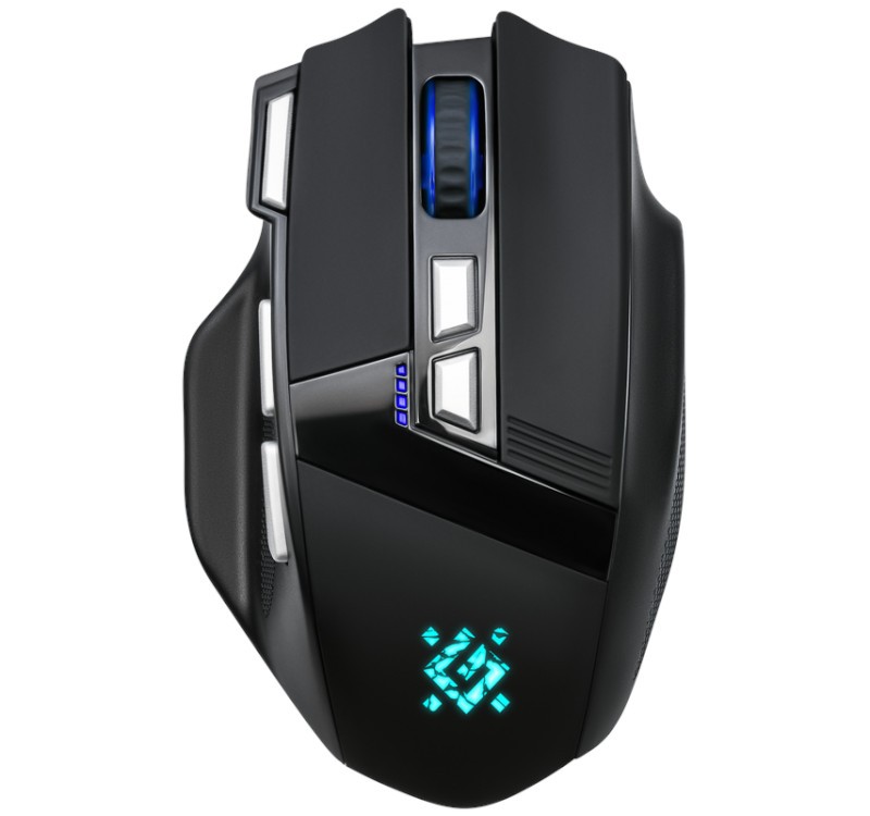 Brezžična gaming miška Knight GM-885, 3200DPI, črna