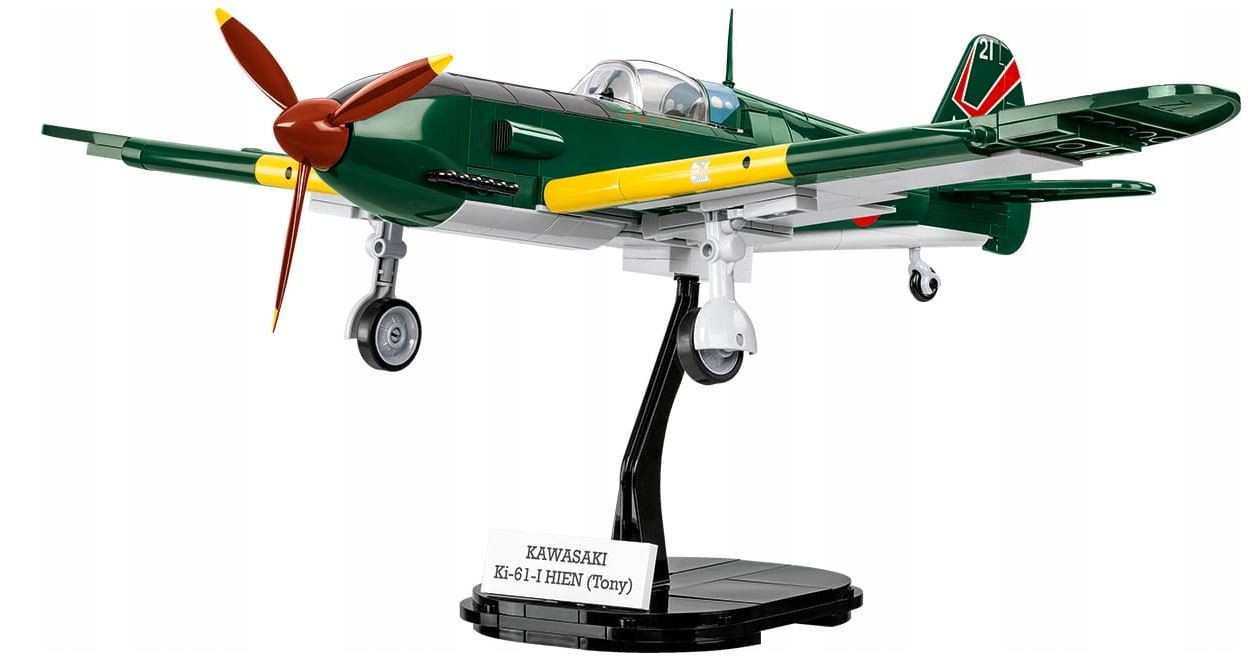 Gradbeni bloki Cobi Klocki - Zbirka WWII KAWASAKI KI-61-I HIEN (TONY) 324 koščkov 4
