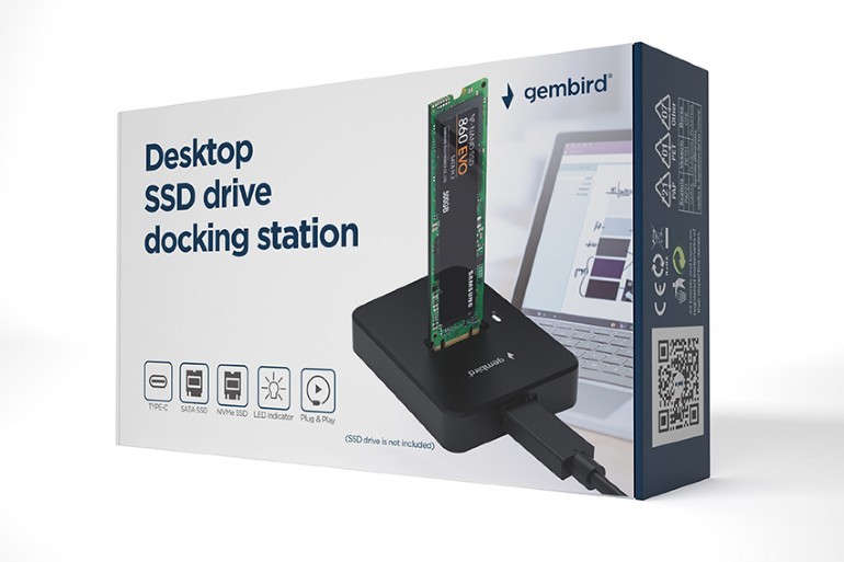 Postaja za M.2 SSD diske SATA in NVMe USB-C