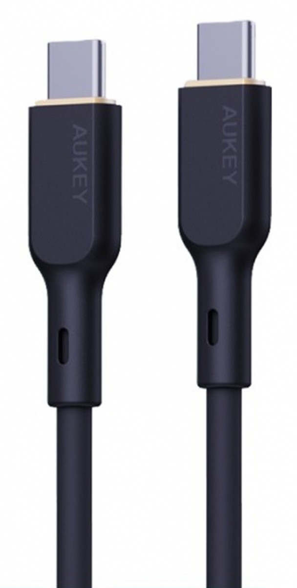 USB-C v USB-C kabel 1m, 100W PD, 5A, silikonski - črn 4