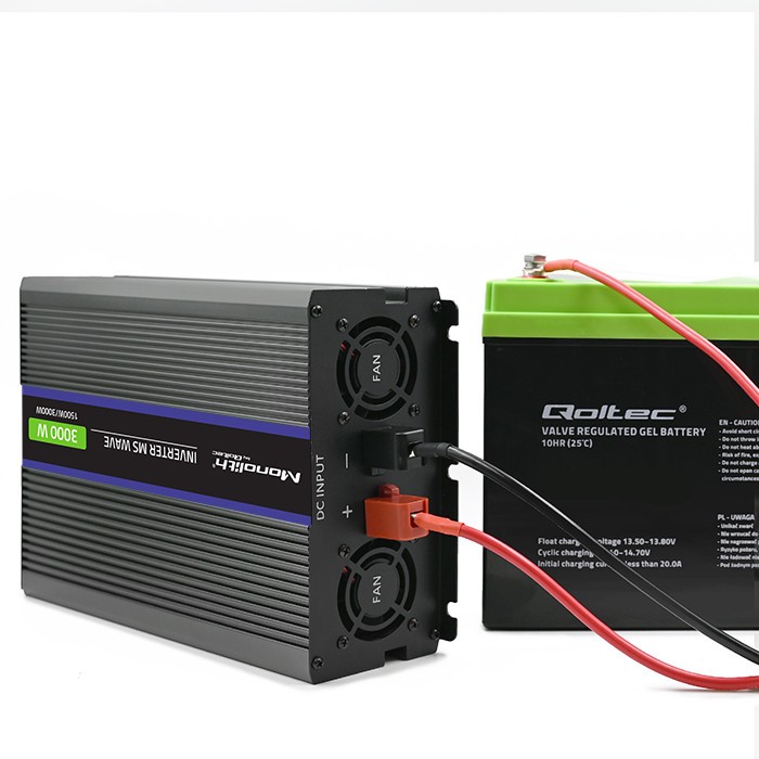 Pretvornik napetosti Monolith 3000W | 12V na 230V | 1500/3000W | USB 7