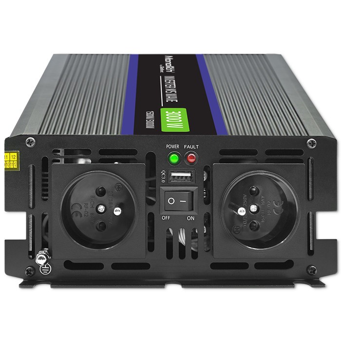 Pretvornik napetosti Monolith 3000W | 12V na 230V | 1500/3000W | USB 8