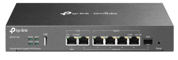 TP-LINK ER707-M2 Multi-Gigabit VPN usmerjevalnik