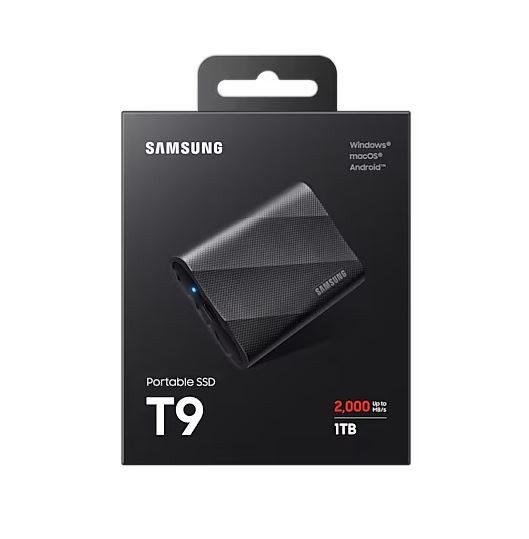 Samsung T9 1TB zunanji SSD, črn 5