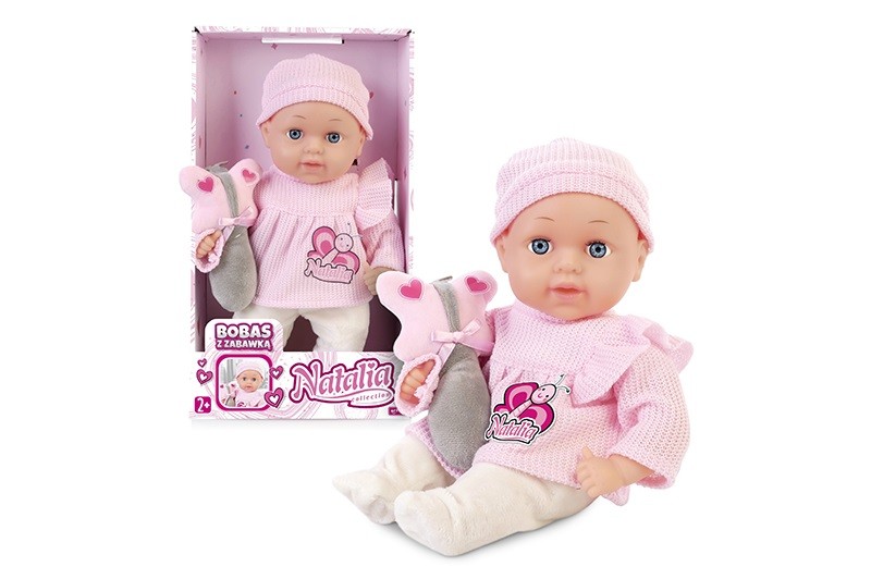 Lutka Natalia 'baby' 33 cm z igračko