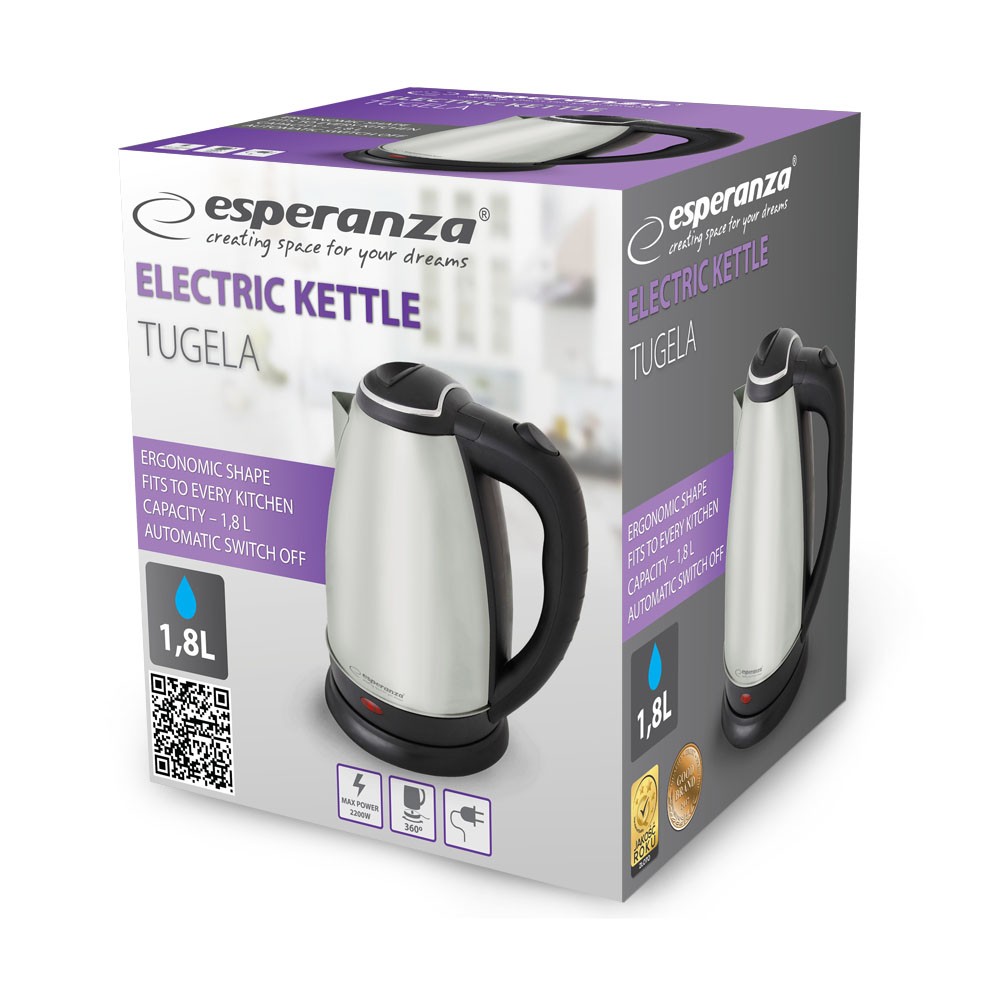 Električni kuhalnik vode Tugela 1.8L, inox 2