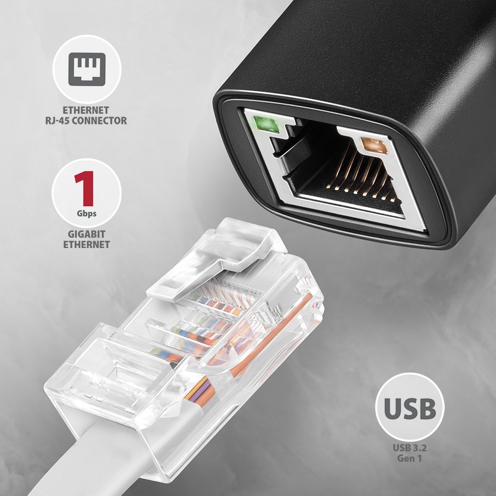 Mrežna kartica ADE-AR, Gigabit Ethernet, USB-A 3.2 2