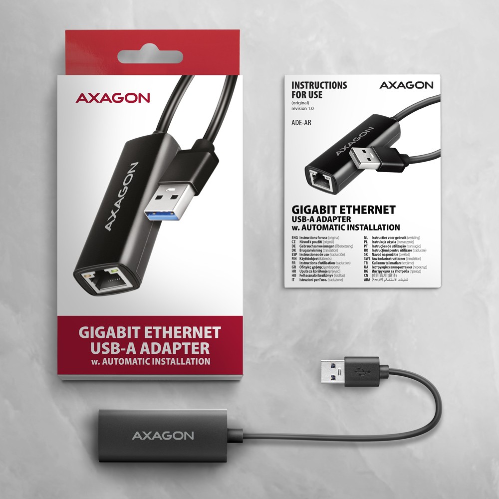 Mrežna kartica ADE-AR, Gigabit Ethernet, USB-A 3.2 6