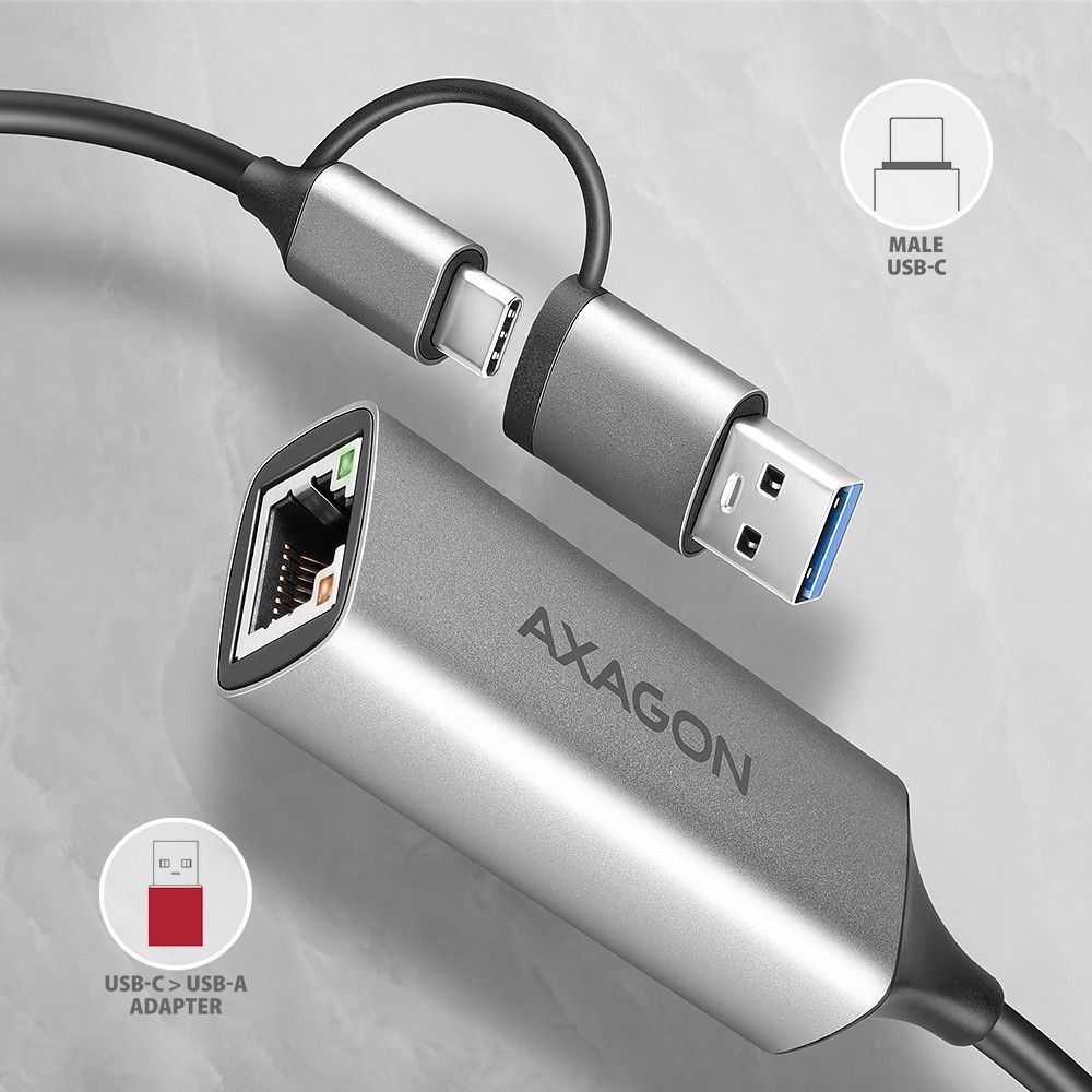 Mrežna kartica ADE-TXCA, Gigabit Ethernet, USB-C adapter 6