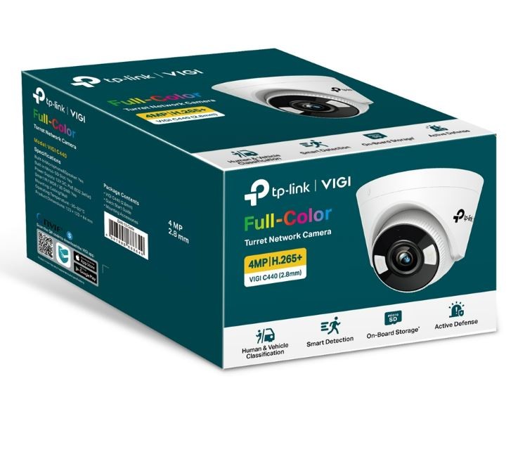 TP-LINK VIGI C450(2.8mm) 5MP Full-Color Turret mrežna kamera 3