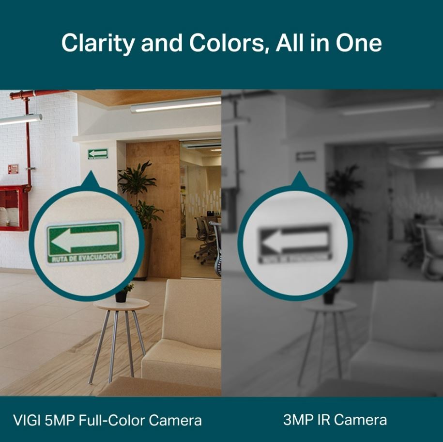 TP-LINK VIGI C450(2.8mm) 5MP Full-Color Turret mrežna kamera 4