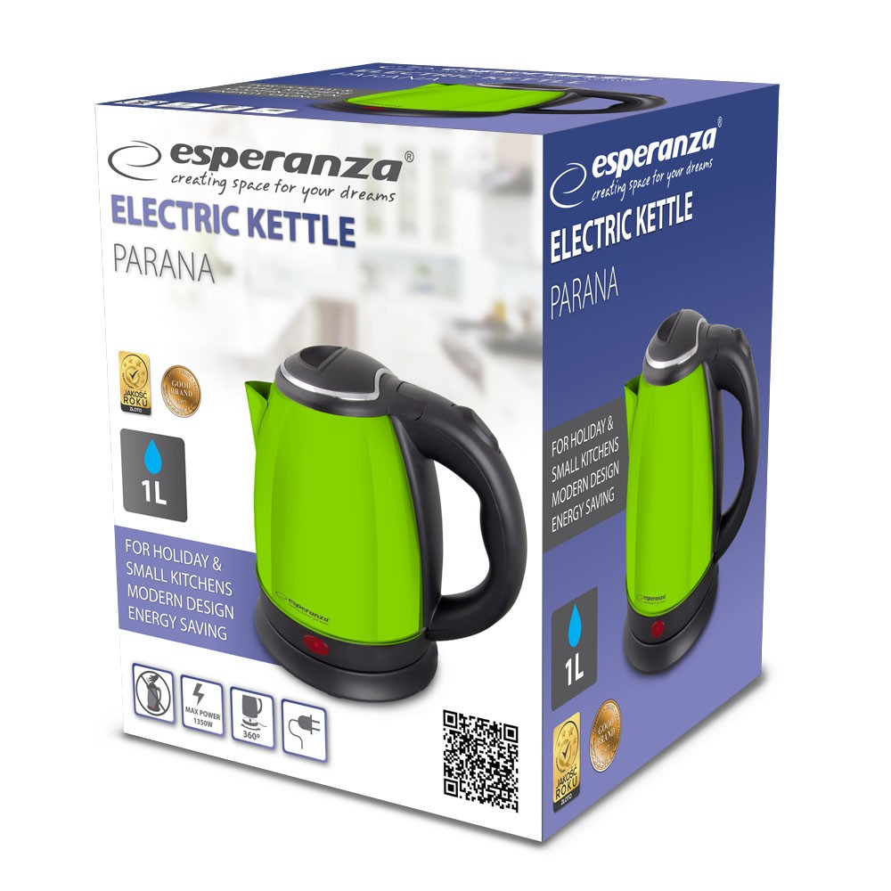 Esperanza PARANA EKK128G kuhalnik vode, 1.0L, zelen 2