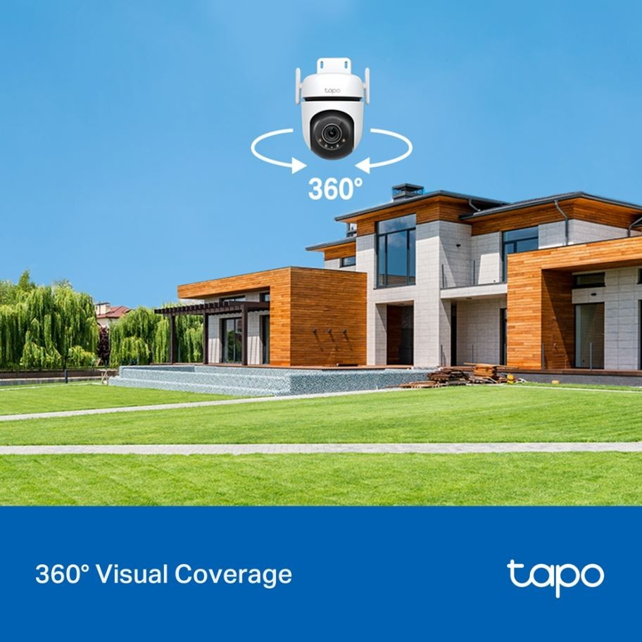 TP-LINK Tapo C520WS zunanja Wi-Fi kamera 2K QHD, vrtenje/nagib 4