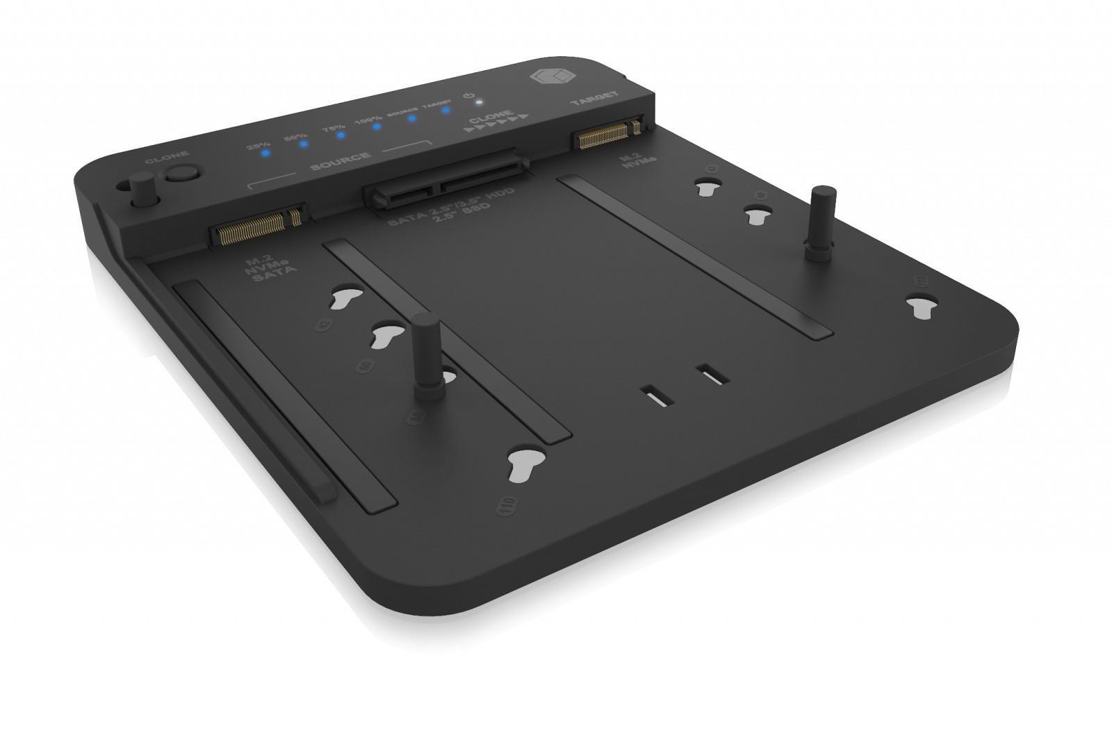 Stationska enota za kloniranje in priklop IB-2913MCL-C31 za M.2 NVMe SSD in HDD 4