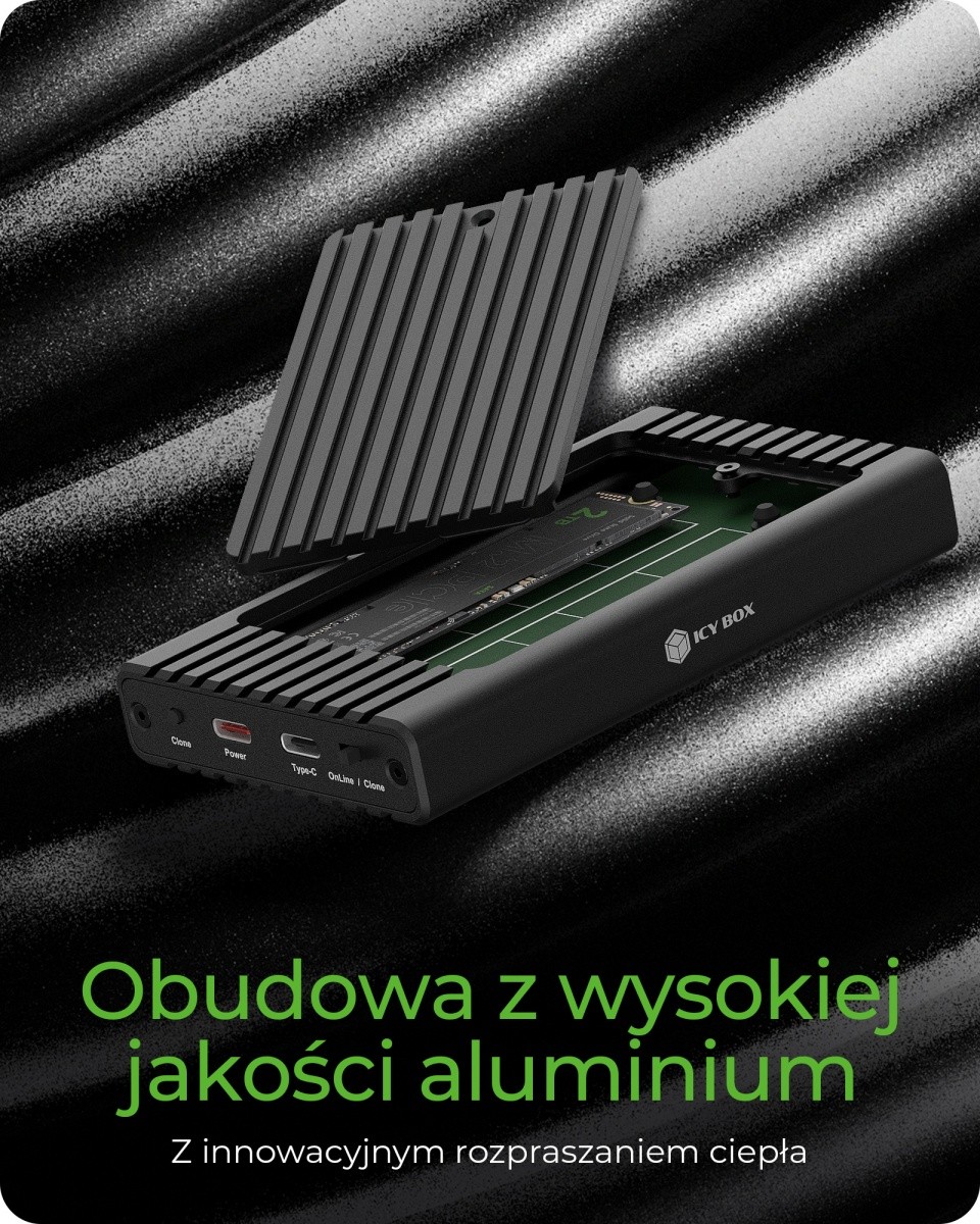 Naprava za kloniranje ICY BOX IB-2817MCL-C31 za 2x NVMe SSD 7