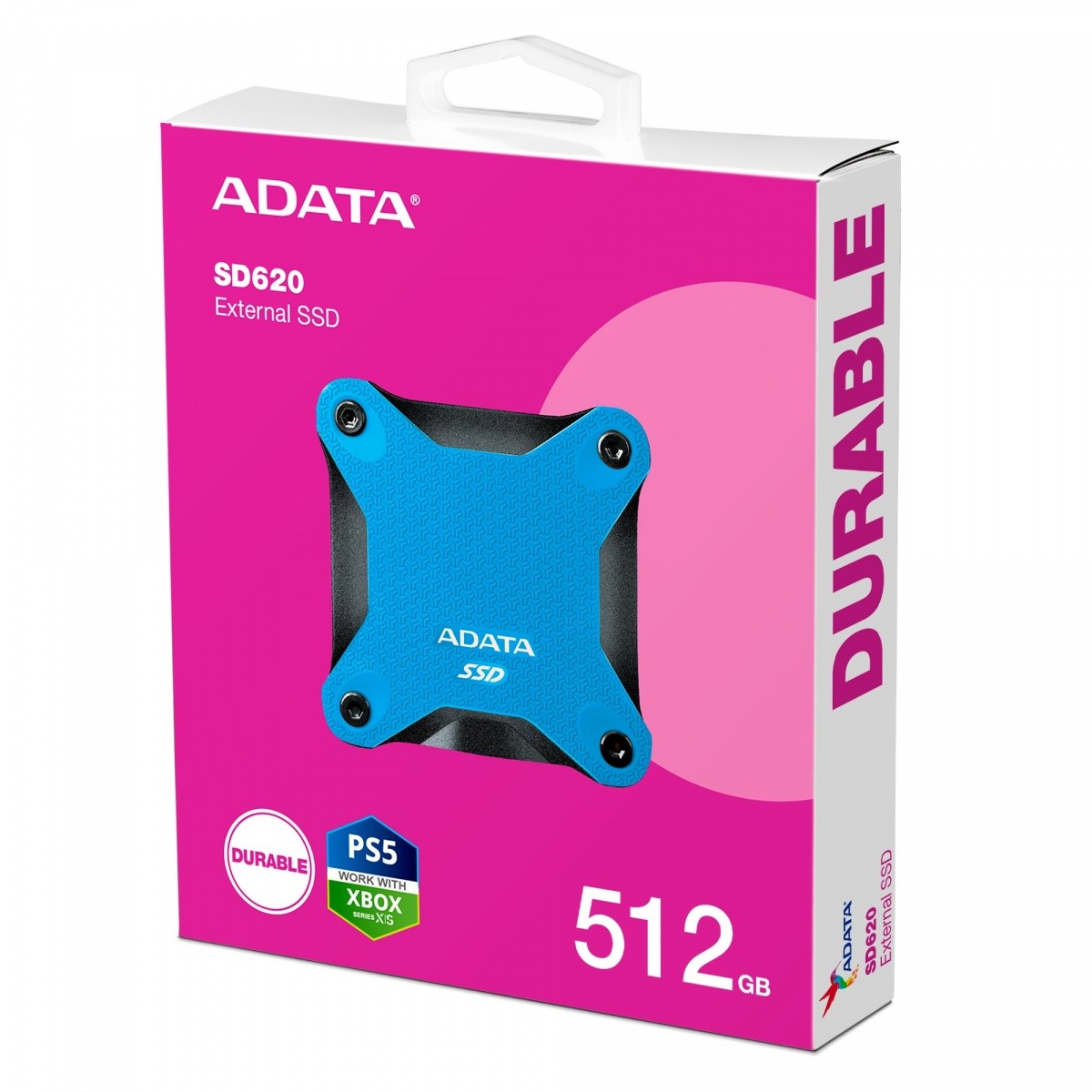 Zunanji SSD disk ADATA SD620 512GB, modri 2