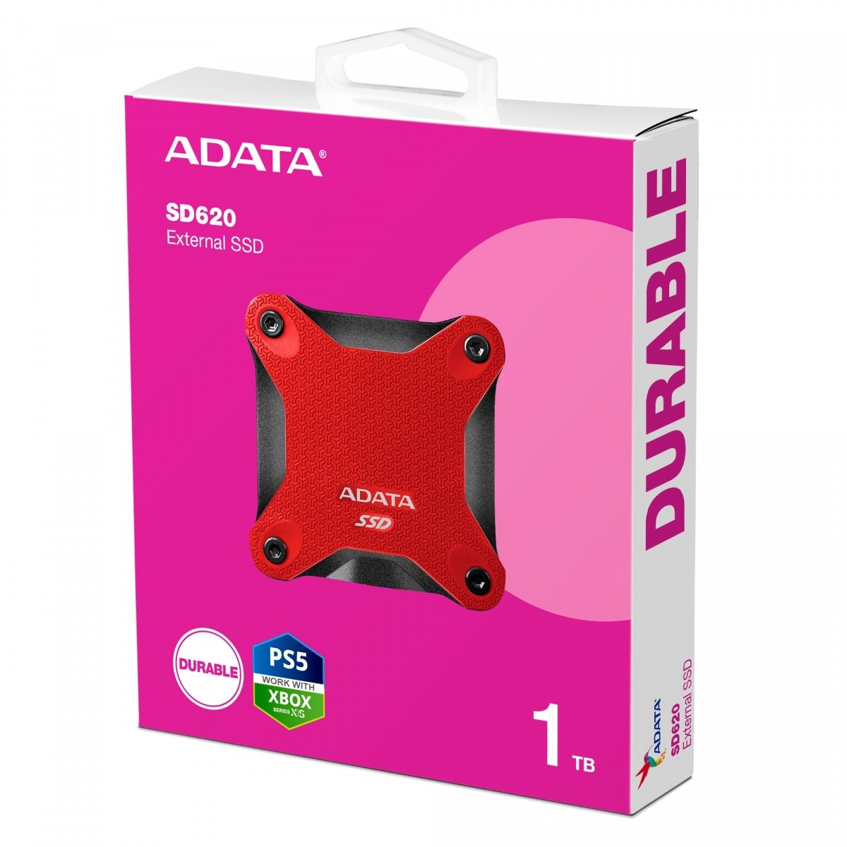 Zunanji SSD disk ADATA SD620 1TB, rdeči 2