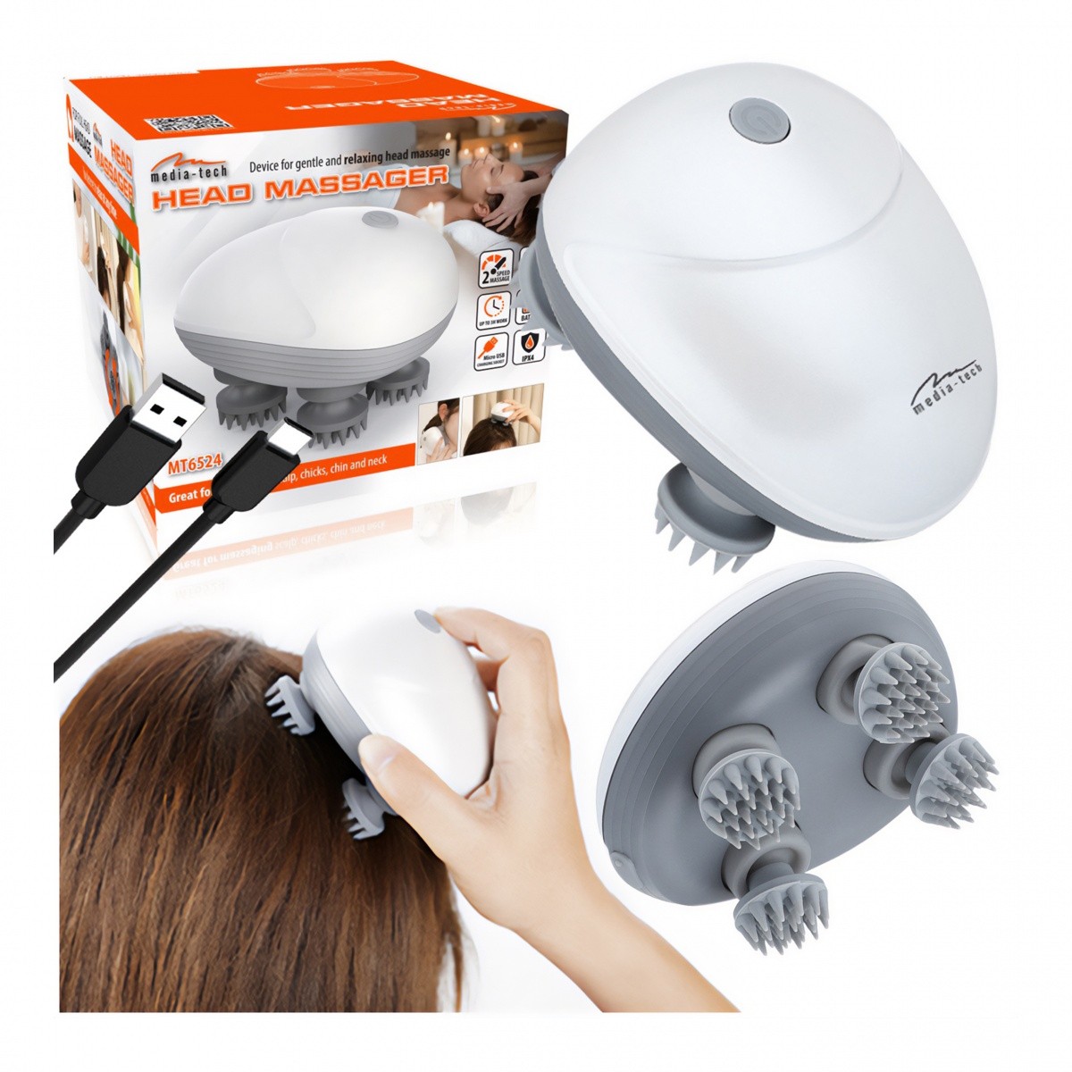 Masažer za glavo HEAD MASSAGER MT6524