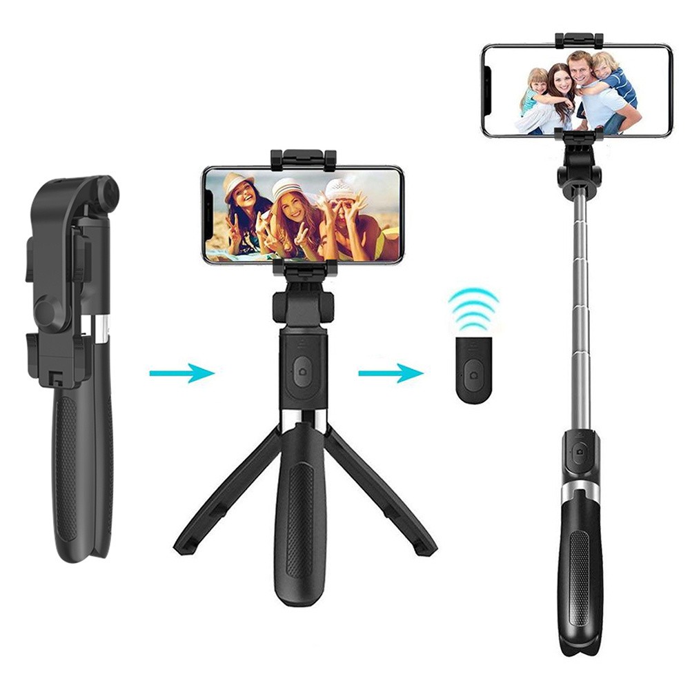 Media-Tech MT5542: Selfie palica in namizni stativ 2v1 s Bluetooth daljincem 5