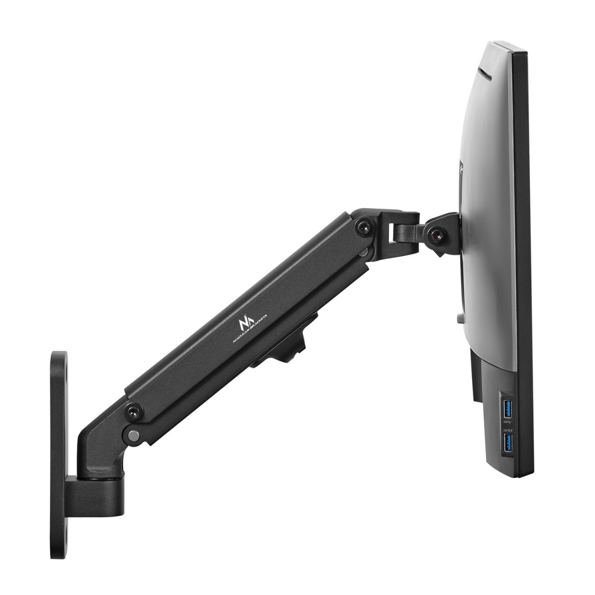 Stensko držalo za monitor 17-27" Maclean MC-458, do 7kg, plinska vzmet 3