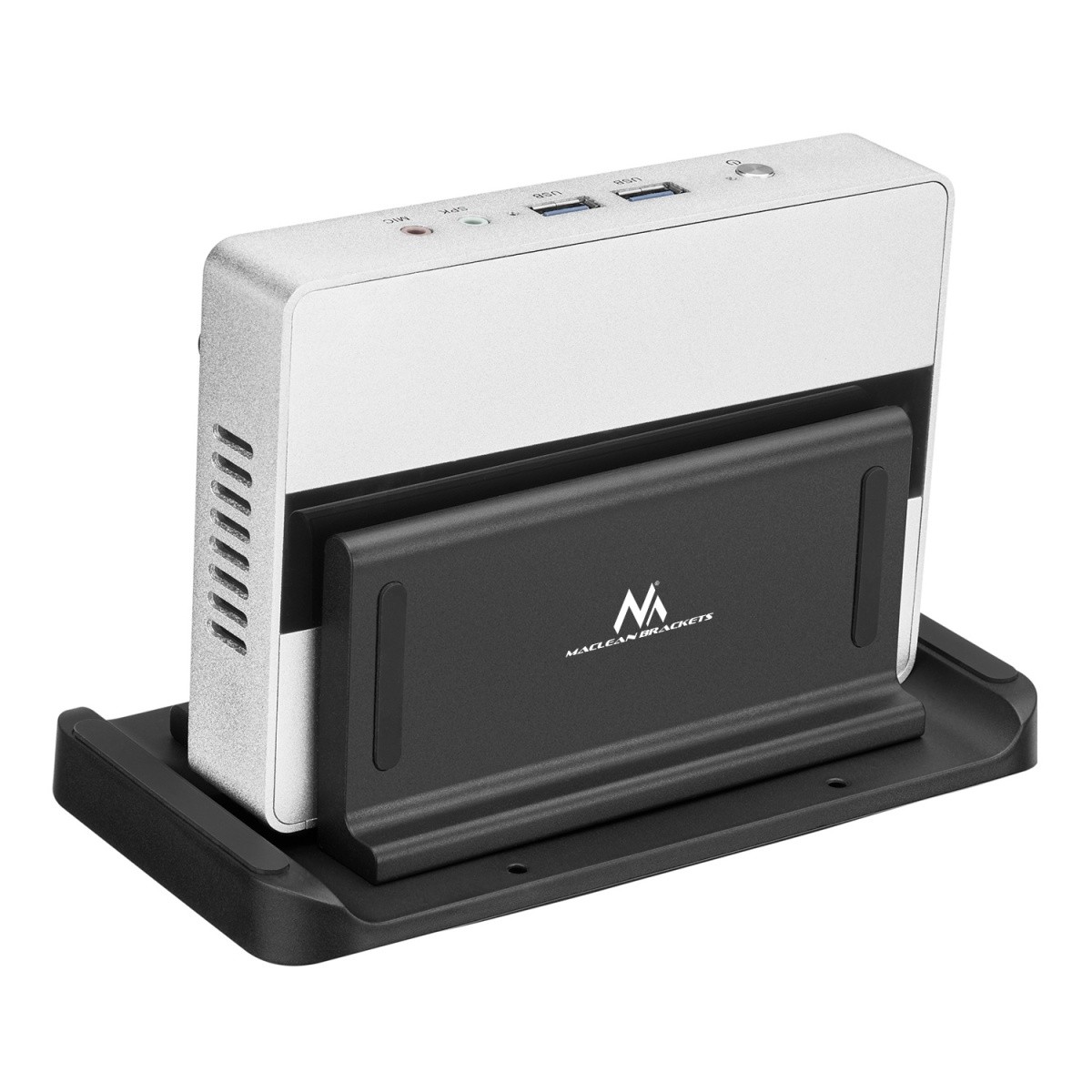 Maclean MC-454 Nosilec za Mini PC / Thin Client – nastavljiv 3