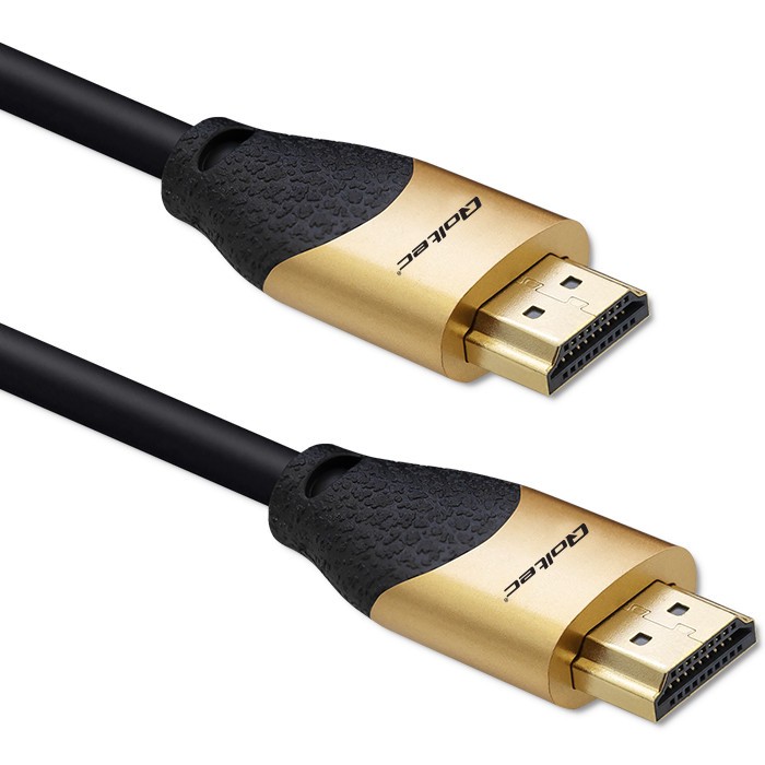 HDMI kabel v2.1 Ultra High Speed 8K, 60Hz, 30AWG, 1m, zlat