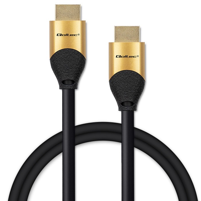 HDMI kabel v2.1 Ultra High Speed 8K, 60Hz, 28AWG, 2m, zlat 2
