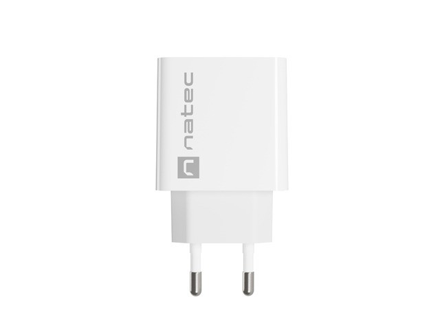 Mrežni polnilnik Ribera 1x USB-A, 18W, bel 3
