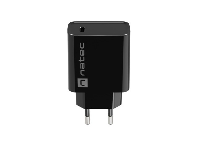 Mrežni polnilnik Ribera 1x USB-C, 20W, črn 4