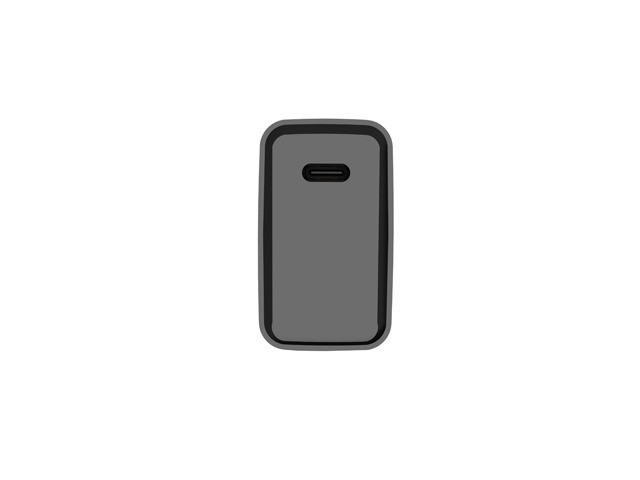 Mrežni polnilnik Ribera 1x USB-C, 20W, črn 7