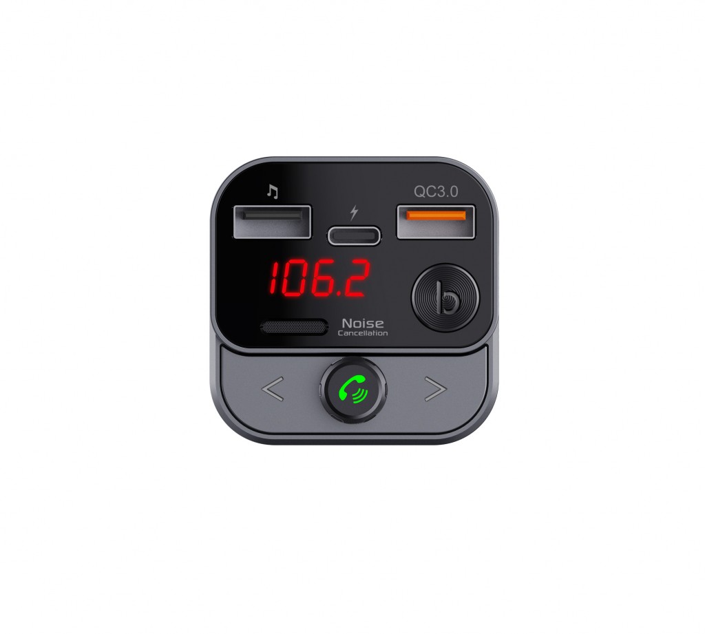Avtomobilski FM oddajnik MP3 z BT, USB LCD FM-84B QC3.0 5